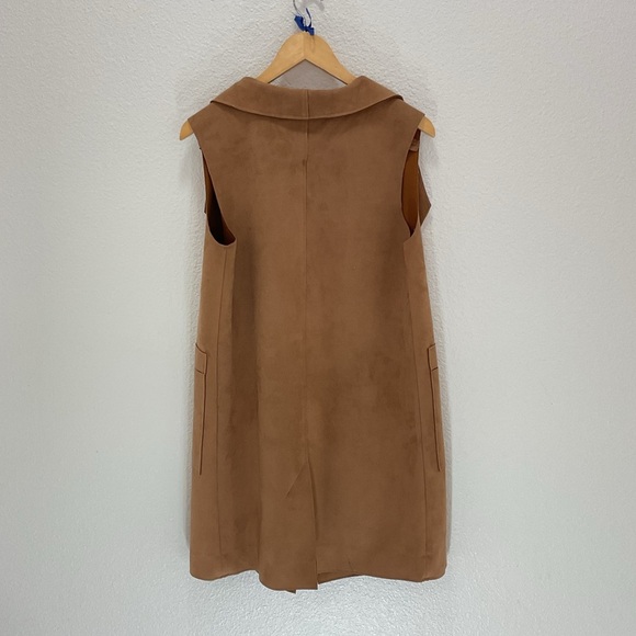 NWOT Hyfve Suede Long Vest - Picture 7 of 7